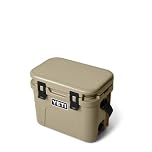 YETI Roadie 15 Small Cool Box (Tan) – Portable Cooler Box with PermaFrost Insulation – Fits 22 Cans or 7.4 kg Ice – Compact Ice Cooler for Food & Drink – 5 Year Warranty