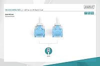 DIGITUS LAN Kabel Cat 5e – 5 m – U/UTP Ungeschirmt – Grau – Ansicht 2