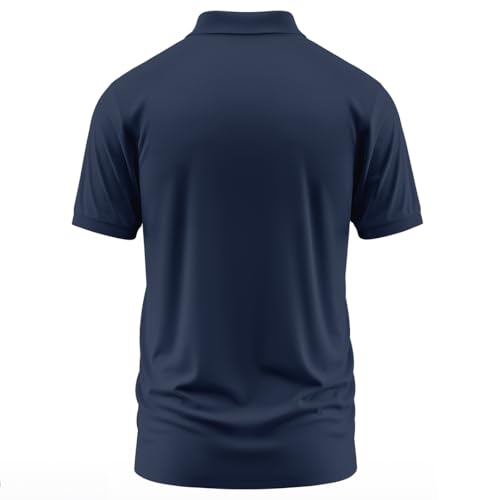 Image of WarriorWorld Men's Polo T-Shirt | 100% Pure Cotton 270 GSM | Fighter Aircraft Graphic | Aviation Style | Ideal for Pilots, Jet Fans & Streetwear.