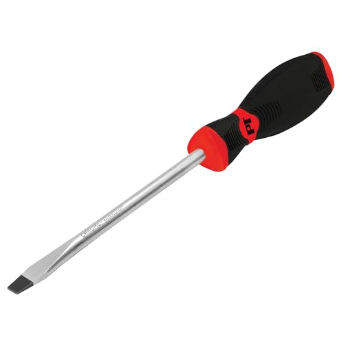 Image of Performance Tool W30991 Black & Red Slotted Screwdriver, 5 /16-Inch x 6-Inch