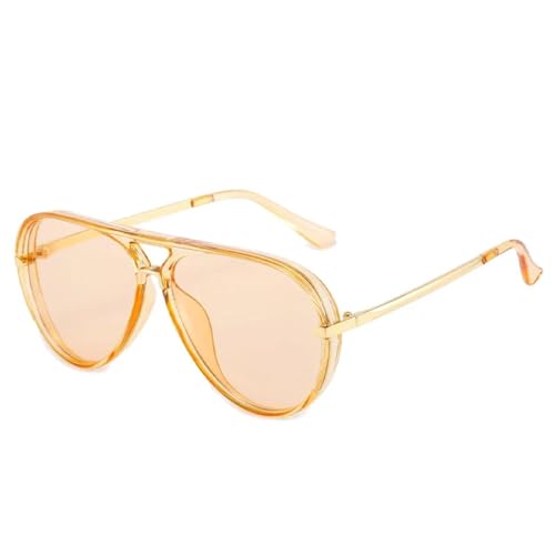 Lunettes de soleil vintage femme champagne idéales pour vos terrasses d'été
