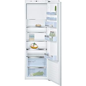 Bosch KIL82AFF0 Serie 6 Inbouwkoelkast, 177,5 x 56 cm nis, 286 l, plat scharnier, Made in Germany, VitaFresh plus 2x langere frisheid, LED-verlichting gelijkmatige verlichting