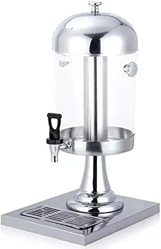 Beverage Dispenser Beer Dispenser Juice Dispenser Single Bowl Orange Juice Dispenser Cooling Machine(Silver)