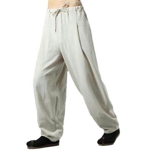 Pantalon en lin homme respirant parfait pour les vacances et les terrasses