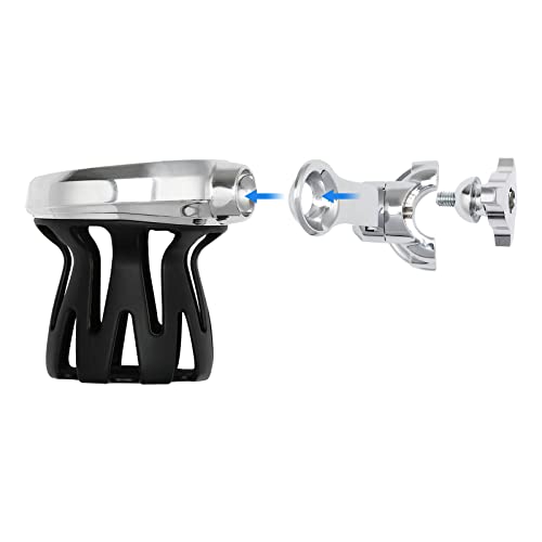 Image of 1''Handlebar Rider Cup Holder,Drink Holder w /Mount for Harley Sportster Softail Dyna Touring Street Glide Road King Road Glide Electra Glide Big Twin XL Twin Cam Clutch or Brake Perch