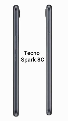 Image of Tecno Spark 8C (Magnet Black, 4GB RAM, 64GB Storage) | 13MP AI-Enhanced Dual Camera | HD+ 6.6 inch Dot Notch Screen | Upto 7GB Memory fusion | 5000mAh Long-lasting Battery | 8MP Portrait Camera Beauty 3.0
