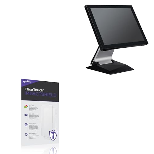 BoxWave Screen Protector Compatible With Sam4s Sapphire POS Terminal (15 in) - ClearTouch ImpactShield (2-Pack), Impenetrable Screen Protector Flexible Film