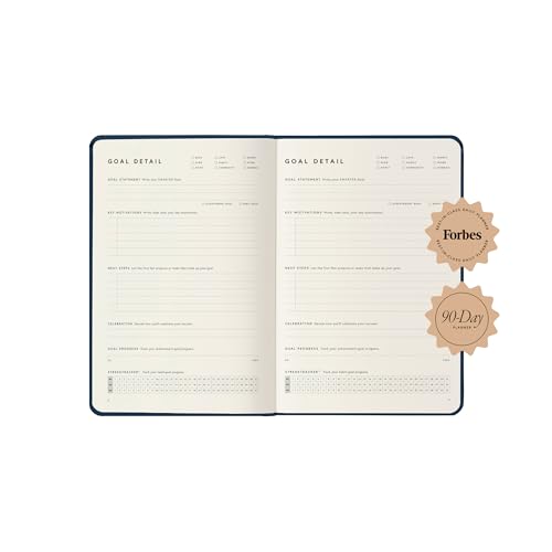 Full Focus Planner Navy Linen da Michael Hyatt – o planejador diário número 1 para aumentar o foco,