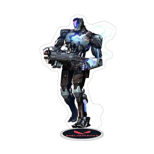 GLPMZANB Valorant Character Acrylic Stand Figure Game Poster Standing plates Valorant Table Decorations,Desktop Ornaments Home Decoration Ornaments (Kay/o)