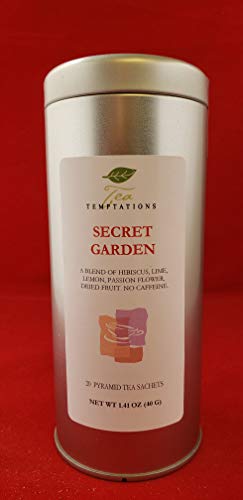 Secret Garden Herbal Tea in Pyramid Sachets (2 Tins)