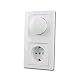 Steckdosen Lichtschalter ChiliTec Delphi Dimmer mit Schuko