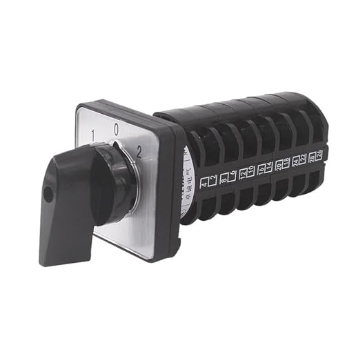 Interrupteur rotatif pour commander 3 vitesses de moteur et double ligne