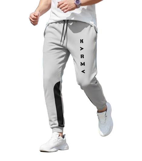swastik aparels Swastik Apparels Men's Karma Light Grey Color Track Pant | Track Pants | Regular fit | Active wear | Lycra Full Elastic Jogger Track Pant | Gym Wear | Cargo Pant-picture-33