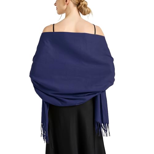 Ciormis Pashmina Scarf and Shawl-Womens Soft Pashminas Shawls and Wraps for Evening Wedding Bride Bridesmaid
