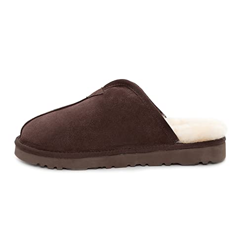 Ozwear Ugg Men's Mason Ugg Slipper, Chocolate, EU 43-44/US 10-11