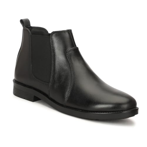 Image of Leatherful Chelsea boots for Men | Full Grain Leather | Genuine Leather | Smart Casual | Office, Party