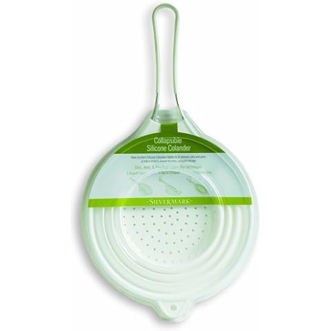 Silvermark 10-Inch Colander, White Cover