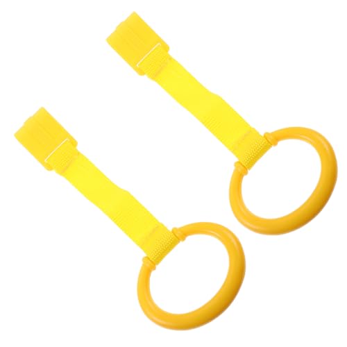 KAILIKETIY 2個ベビーベッド用吊り下げプルリング 手軽に取り付け可能 多機能学歩サポートリング 乳幼児の運動能力と手眼協調を促進 軽量で持ち運び便利