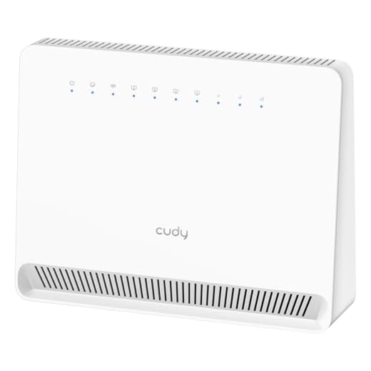 Cudy N300 WLAN-Modem-Router, 4G LTE, Entsperrt, Mit SIM-Kartensteckplatz, 300 Mbit/s, Cat4, Interne High-Gain-Antennen, VPN, Plug and Play, LT400E