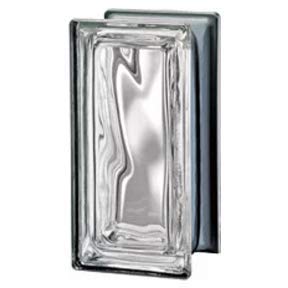 R09 Neutro Pegasus Metalized Wave Glass Block