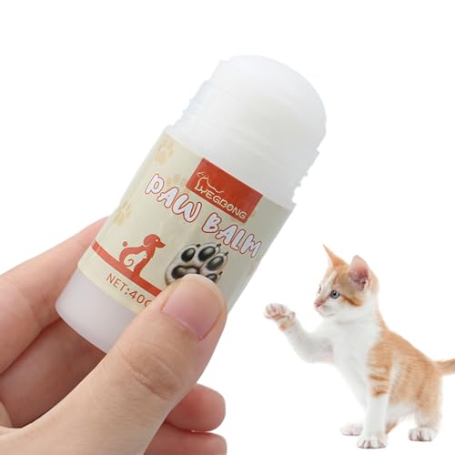 GZDAOXIA 40g Pfotenbalsam für Hunde und Katzen,pfotenbalsam Hund,Pfotenpflege für Hunde im Winter,Hundepfotenbalsam, Pfotenpflege,Hunde Zubehör,Natürliche Pflege als Stick für Welpen,Katzen