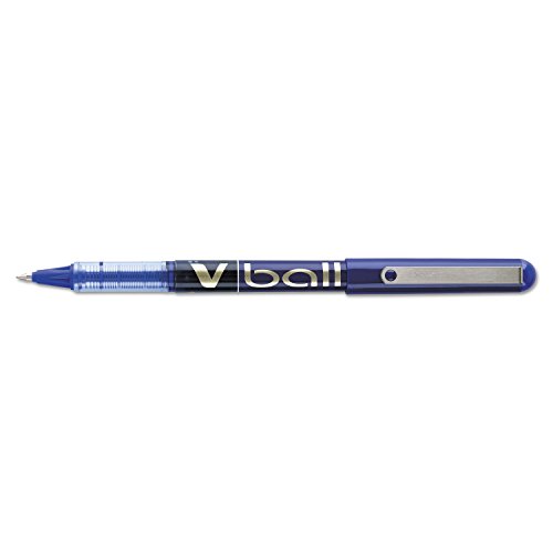 Bolígrafo Pilot VBall tinta líquida azul, pack 12