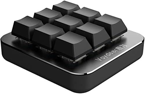 ショートカットキー キーボード テンキー メカニカル 割り当て カスタマイズ 9 ボタン コントローラー 小型 USB接続 マクロ可能 USB 接続 MacOS、Windows、Vistaに対応 SPM-PCKB-9