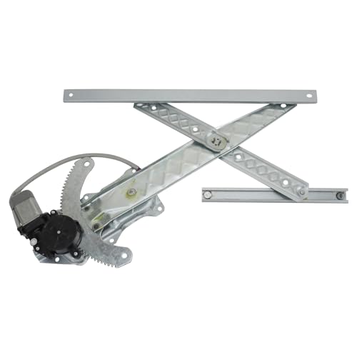 Image of TRQ Front Right Power Window Regulator & Motor Assembly Passenger Side Compatible with 1997-2003 Ford F-150 2004 F-150 Heritage 1997-1999 F-250 FO1351151