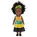 Imagen de LUCKDANO Black Doll Muñeca Negra Africana de 14 Pulgadas