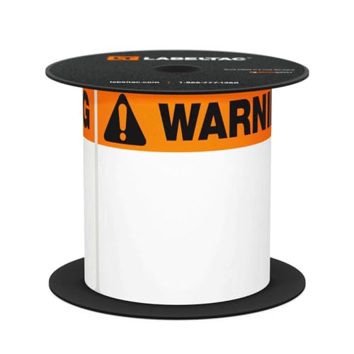 LabelTac LT4/LT4P/LTPX Die-Cut Warning OSHA Header Roll 4