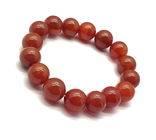 Bracelet en cornaline 10mm pour homme et femme comme cadeau de protection