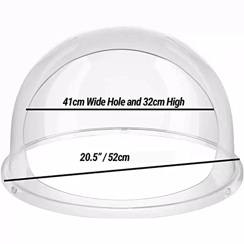 Cubierta para máquina de algodón de azúcar, protector de cúpula de plástico transparente que protege el hilo dental del polvo y los dulces transportados por el aire para golosinas más limpias
