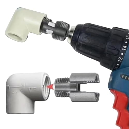 Outil d'extraction de filetage et de tuyau cassé pour tuyaux en plastique et PPR avec pince à dénuder interne et externe et ruban PTFE pour faciliter les connexions sans couture (1)