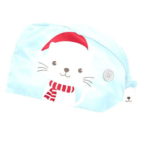 Casquettes de travail respirantes JDEZ anti-transpiration : lot de 2 chapeaux chat