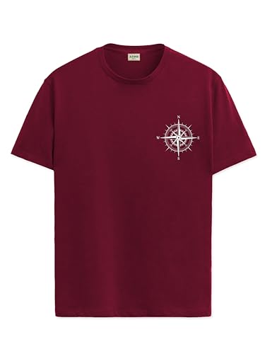 Image of ADRO Unisex 100% Cotton Regular Tshirt | Printed | Graphic Printed | Chest Printed
