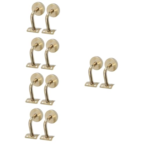 Fixation murale escalier NUOBESTY support rampe inox pour garde-corps intérieur et extérieur