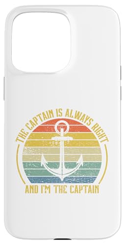 The Captain Is Always Right and I'm The Captain �X�}�z�P�[�X iPhone 15 Pro Max �p