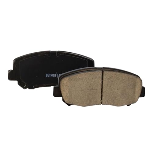 Image of Detroit Axle - Front Brake Pads for 2015-2017 Chrysler 200, 2014-2022 Jeep Cherokee, Ceramic Brake Pads 2016 2018 2019 2020 2021 Replacement