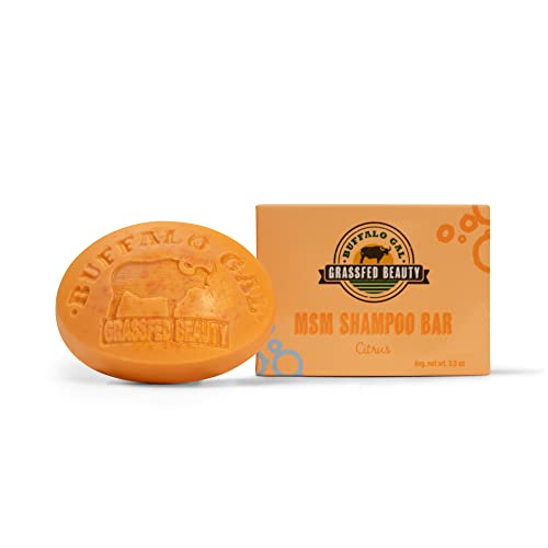 BUFFALO GAL Grassfed Beauty MSM Shampoo Bar 4 oz