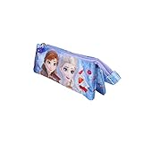 Portatodo plano para lápices Karactermania Frozen 2 Journey - Estuche Portatodo Triple, Multicolor