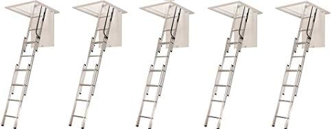 AA1510 AA1510B Ladder Aluminum Attic, 250 lb. (5)