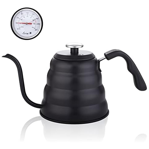 HöHscheid Schwanenhals Wasserkocher, 1200ml / 40oz Edelstahl Wasserkessel Induktion Gooseneck Kettle Kaffeekanne Cover