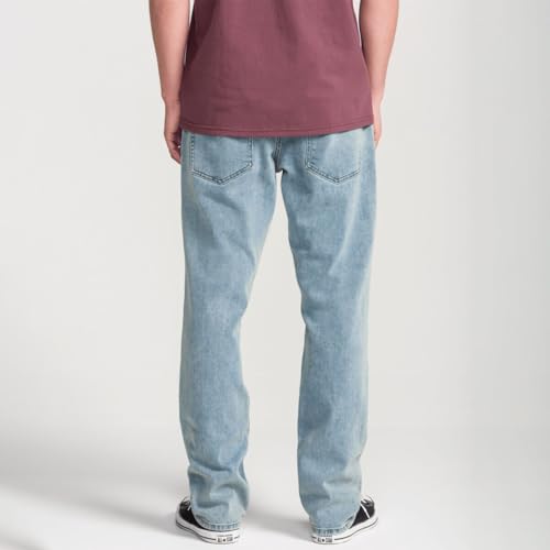 Image of Volcom Men's Solver Stretch Denim Jeans-Modern Fit Pant