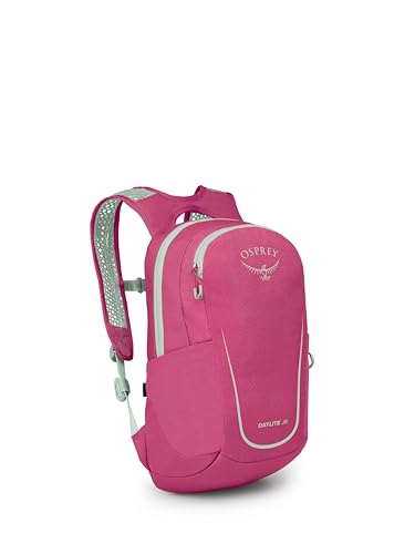 Osprey Daylite Jr. Kids' Commuter Backpack, Hotspot Pink/Frosty Mint