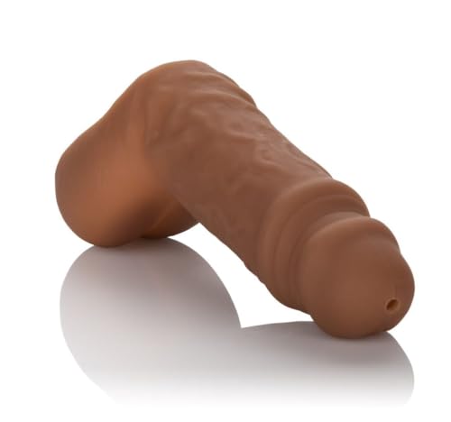 Black Soft Silicone Packer with Stand to Pee Function