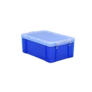 Really Useful 9 Litre Plastic Storage Box – LightBlue, Standard Packaging