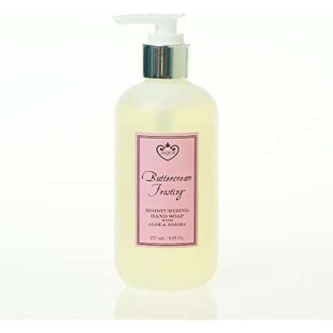 Jaqua Liquid Hand Soap, Buttercream Frosting Fragrance - Gentle, Nourishing Hand Cleanser with Organic Aloe and Jojoba Oil, Vegan, Cruelty Free Hand Soap for Bathroom and Kitchen, 8 oz Pump Bottle Cover