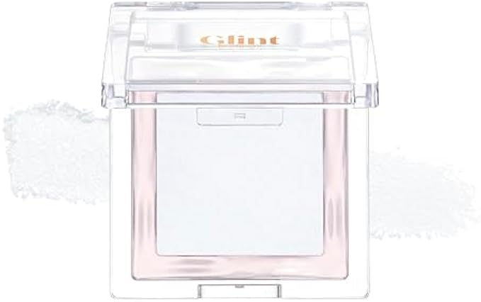 Glint Baked Blush (Eternal Breeze, 0.08oz) - Long-Lasting, All-Day Face Blush Powder for a Natural Look. Korean Skin Care, Korean Makeup. Blendable Color for Eyes, Cheeks & Body.