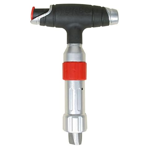 Olympia Tools Turbo Driver 76-408 Ratcheting Self Quick Adjusting Universal T-Handle Wrench and Screwdriver, 14-in-1 Cover