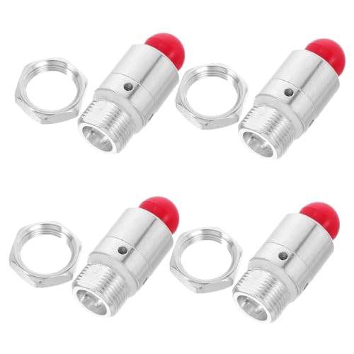LABRIMP 4 Piezas Válvulas de Seguridad para Olla Presión de Control Preciso de Presión y Liberación de Vapor Accesorios Compatibles para Múltiples Fácil y Limpieza
